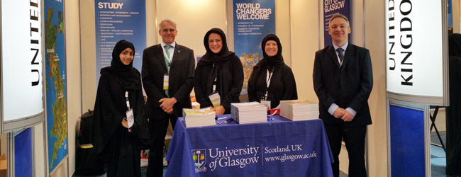 Image of the University of Glasgow delegation visiting Saudi Arabia