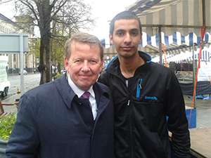 Ali Salik on BBC Breakfast