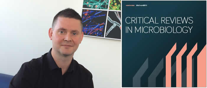 Professor Gordon Ramage the new Editor-in-Chief of Critical Reviews in Microbiology