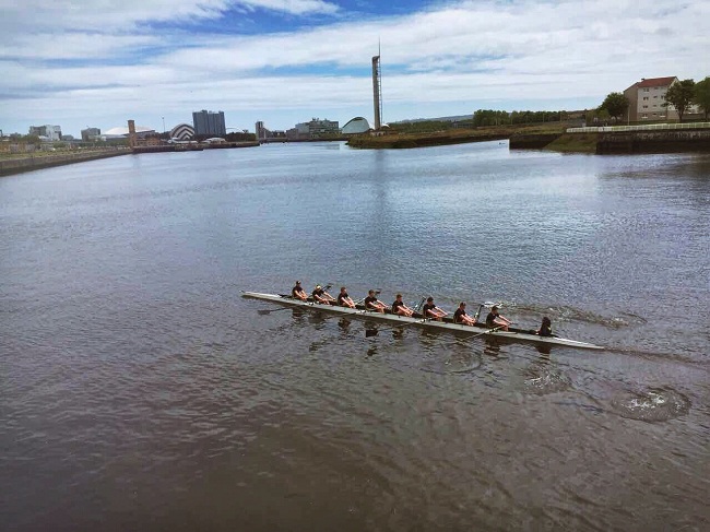 The Scottish Boat Race on the Clyde