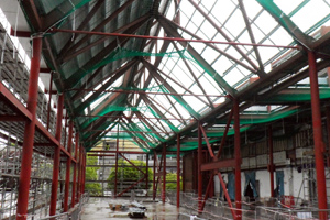 Image of the GLaSS Building Garscube under construction 
