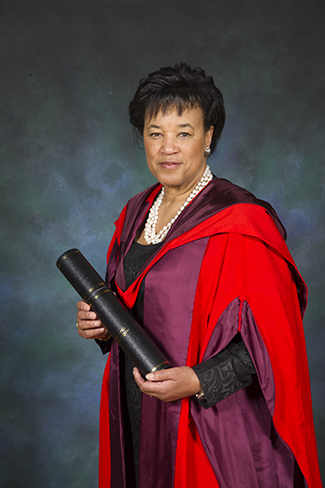 Baroness Scotland of Asthal - official honorary graduation photograph 