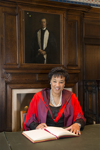 Baroness Scotland of Asthal - signing book
