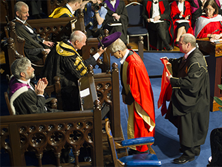 Dr Hermann Hauser - doffing the cap