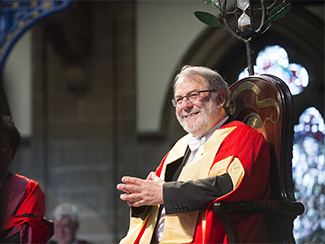 Prof Sir Peter Knight at commemoration day