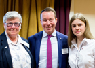 Image of Maureen Mcwhirter and her daughter Susannah, who took part in a panel discussion at the end of the day with Stonewall Scotland’s Director, Colin McFarlane.