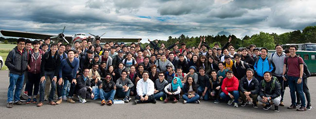 Students from Singapore visiting Glasgow