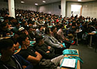 Students from Singapore visiting Glasgow - in lecture theatre