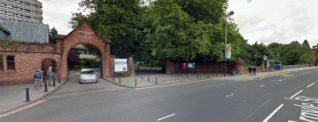 Image of Dumbarton Road Gate and lay-by. Acknowledgments Google Maps 