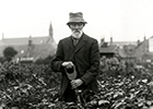 J Murray attending his allotment