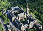 aerial photo of Gilmorehill campus