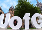 UofG sign in the Quad