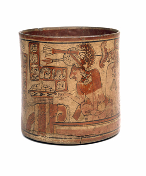 Mayan vase.