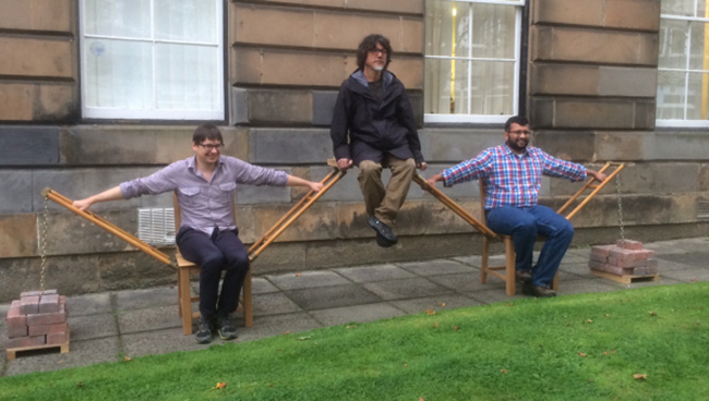 Reconstruction of the human bridge at the School of Engineering with director Yusuke Amano