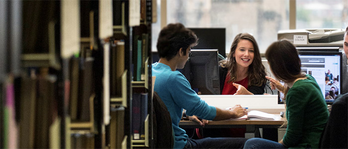 Students in Library