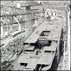 Progress by the summer of 1966, the ship is dominating the yard.