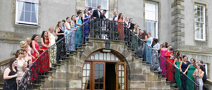 Group of female final year students