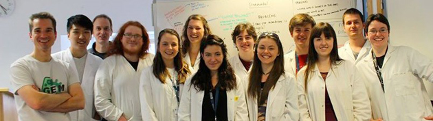 Members of the iGEM winning team