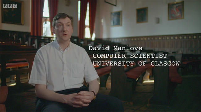 Dr David Manlove in BBC documentary 