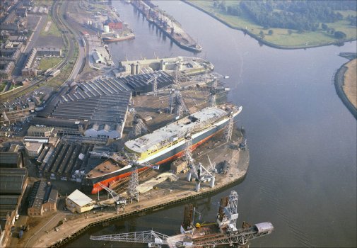 Aerial view of Ship No. 736 (1).