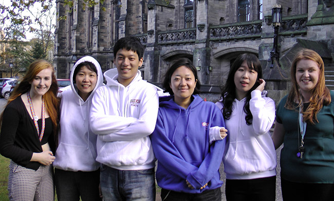 SRC with Korean students
