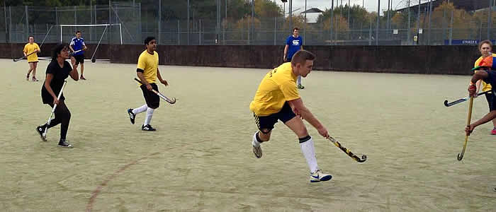 Dental Hockey team in action