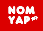 Image of the Nom Yap logo and branding