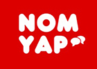 Image of the Nom Yap logo and branding