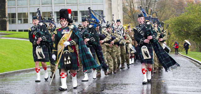 Image of the remembrance day parade