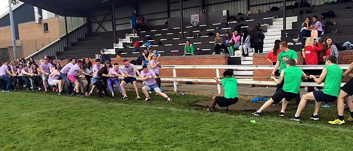 Student tug-o-war