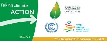 Image of the COP 21 UN Climate Change logo
