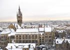 Image of the University in the snow