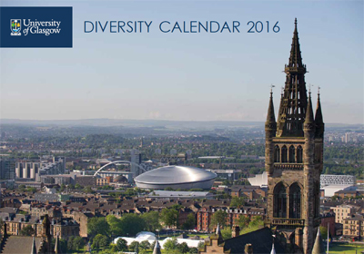 Image of the 2016 University of Glasgow Diversity Calendar
