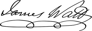 James Watt signature 