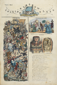 First page of Vol. 1., No. 1: Glasgow Looking Glass, 1825 © University of Glasgow Special Collections.