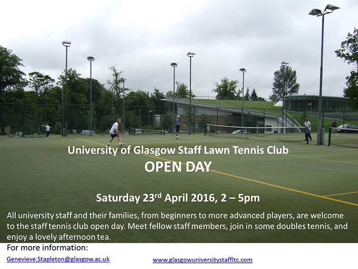 Staff Tennis Club Open Day