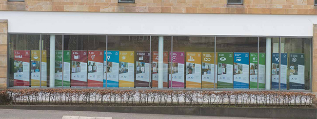 Banners from the Scottish Malawi Partnership 