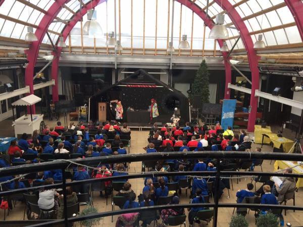 Primary schools enjoying Panto Science