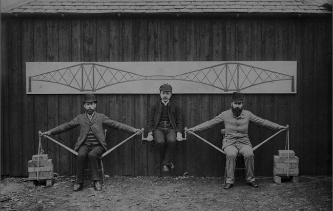 human cantilever bridge