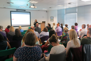 Image of the prison symposium in session