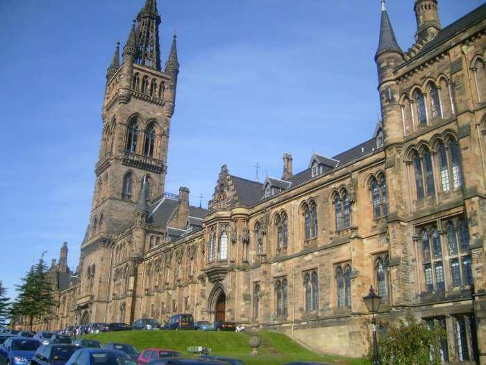 Southeast View of the Main Building, including tower