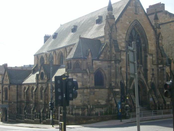 Front and side view of the Sir Charles Wilson Building