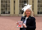 Christine Goodall and her OBE