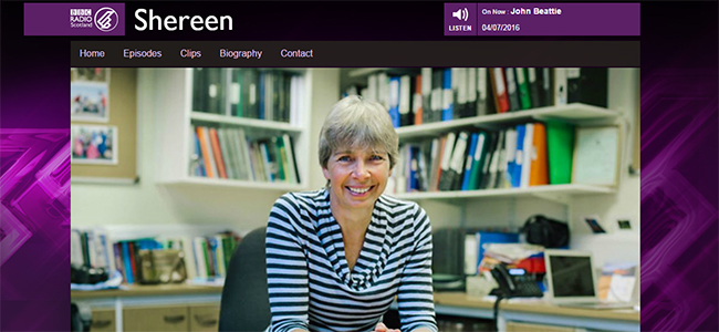 Image of the BBC Scotland website