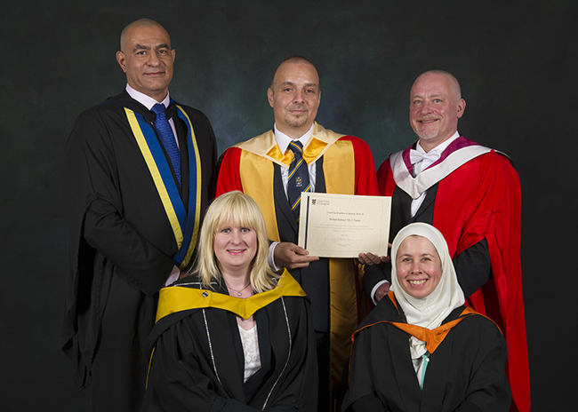 Image of the Dental School TELT team, Teaching Excellence award winners 2016