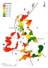 Heat map for Herring Gulls