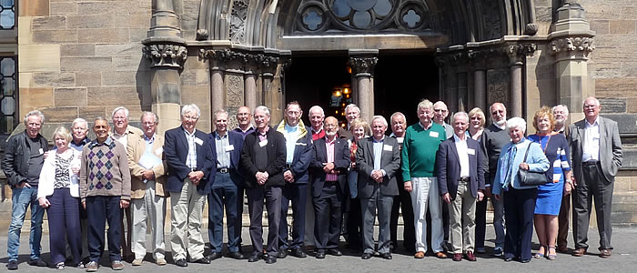 Class of 66 at Gilmorehill