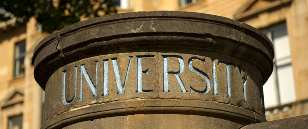 Photo of University pillar