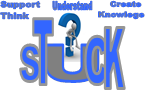 Blue STUCK logo