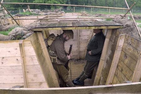 Digging In Trench